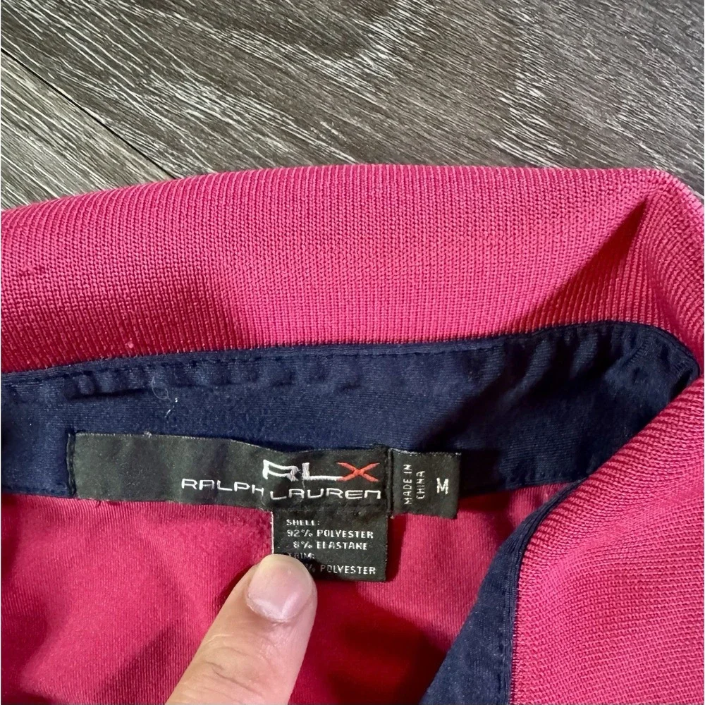RLX Ralph Lauren Red Performance Polo Shirt‎ - Size M